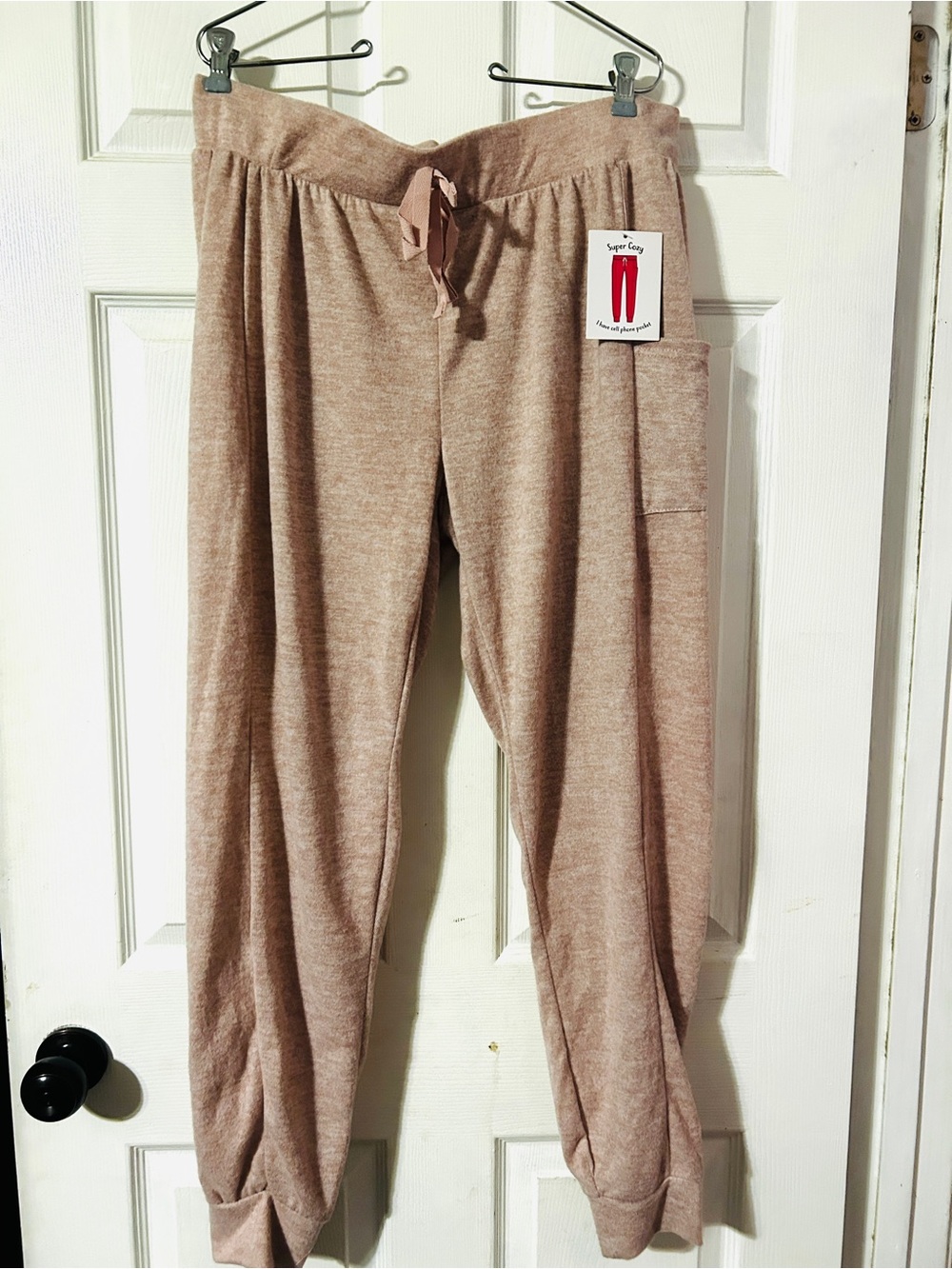 Bobbie Brooks Dusty Pink Drawstring Joggers